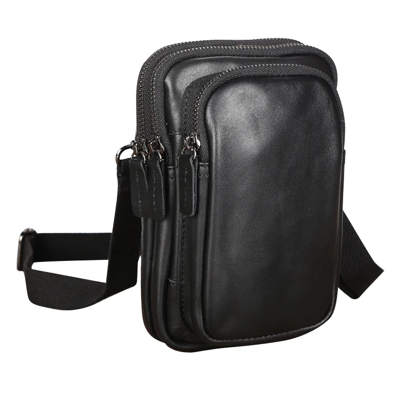 571-2 Men's Multifunctional Shoulder Bag Made of Genuine Leather, Mobile Phone Cover Layer, Cowhide Retro Waist Bag
571-2 Men's Multifunctional Shoulder Bag Made of Genuine Leather, Mobile Phone Cover Layer, Cowhide Retro Waist Bag