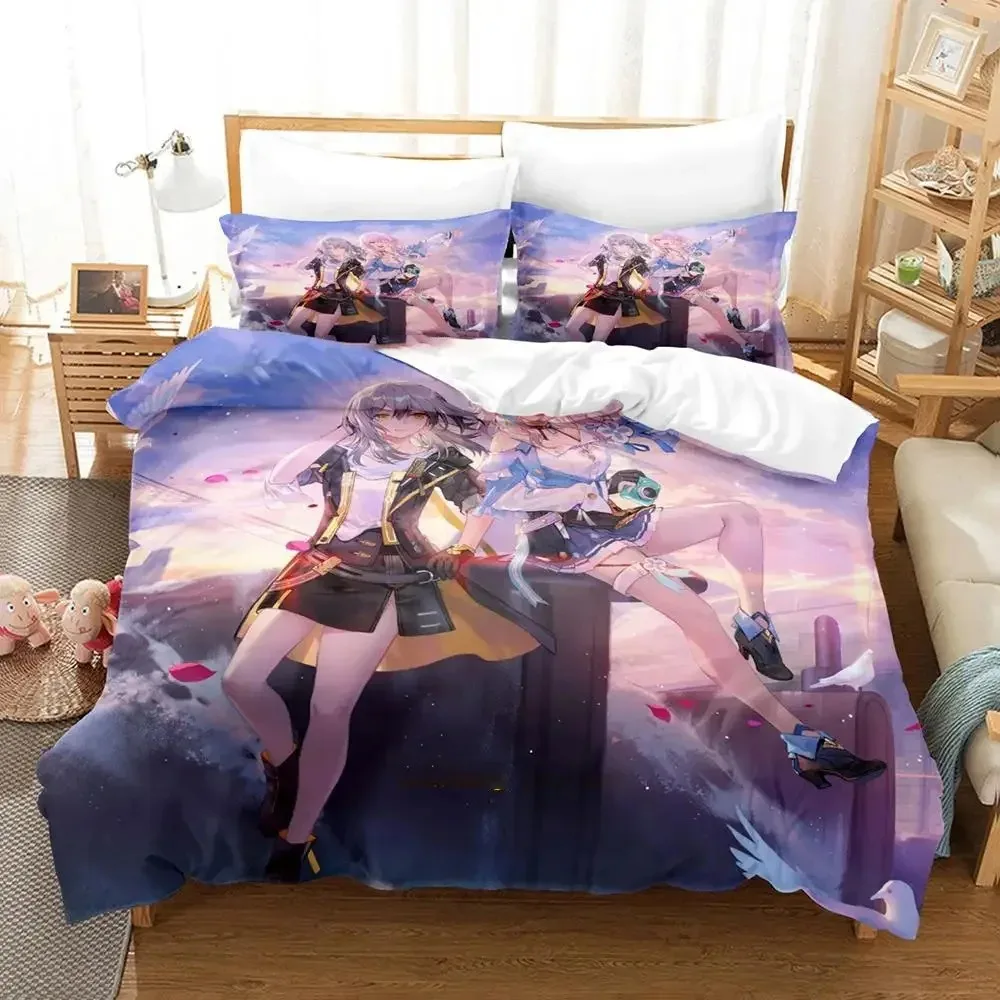 Anime Honkai Star Rail Bedding Set Duvet Cover Bed Set Quilt Cover Pillowcase Comforter King Queen Size Boys Adult Bedding Set
Anime Honkai Star Rail Bedding Set Duvet Cover Bed Set Quilt Cover Pillowcase Comforter King Queen Size Boys Adult Bedding Set