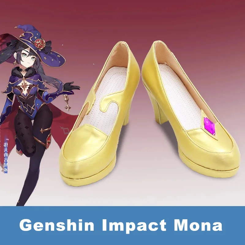 Game Genshin Impact Mona Cosplay Shoes Halloween Mona Wig Cosplay Genshin Impact Mona Golden Boots Shoes Cosplay Hair+wig cap
Game Genshin Impact Mona Cosplay Shoes Halloween Mona Wig Cosplay Genshin Impact Mona Golden Boots Shoes Cosplay Hair+wig cap