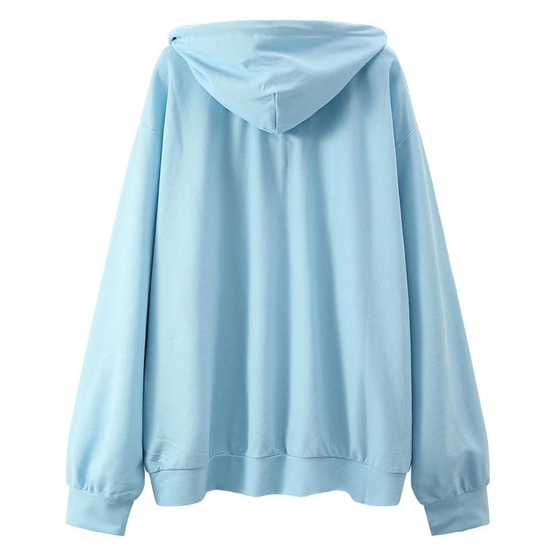 Новая женская толстовка оверсайз свободного кроя, молочно-голубая, повседневная, весна 2026, в корейском стиле
Новая женская толстовка оверсайз свободного кроя, молочно-голубая, повседневная, весна 2026, в корейском стиле