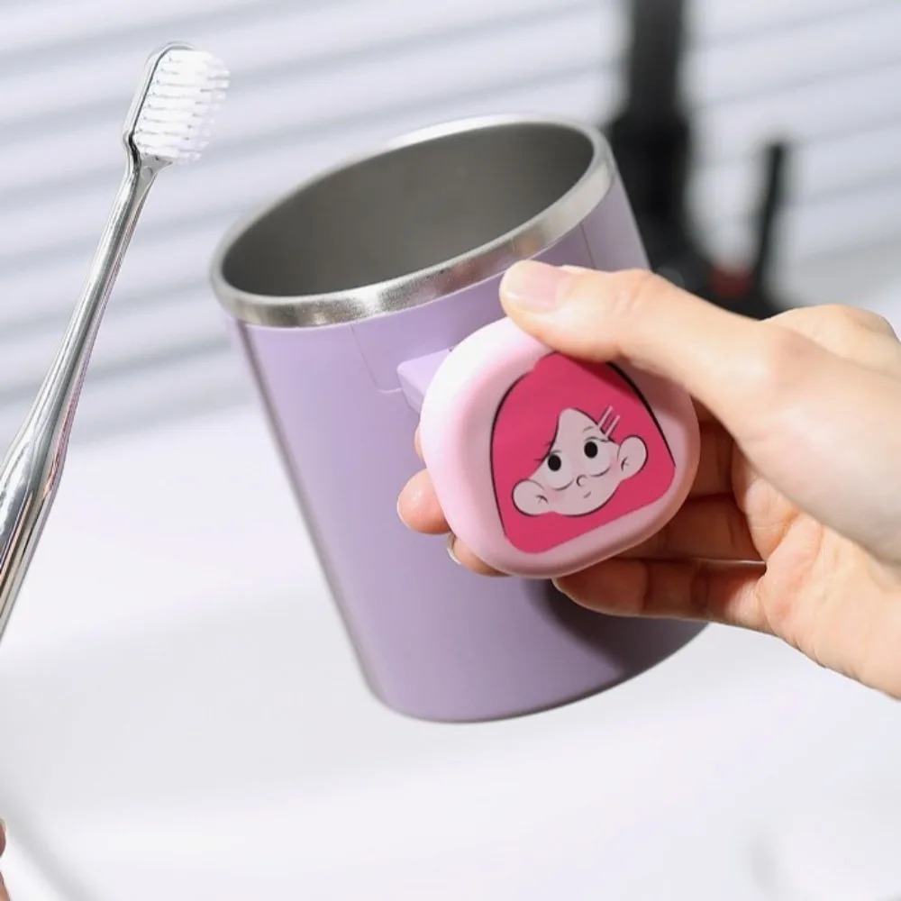 Cartoon Stainless Steel Mouthwash Cup Portable Heat-resistant Toothpaste Cup Reusable Toothbrush Holder Travel
Cartoon Stainless Steel Mouthwash Cup Portable Heat-resistant Toothpaste Cup Reusable Toothbrush Holder Travel