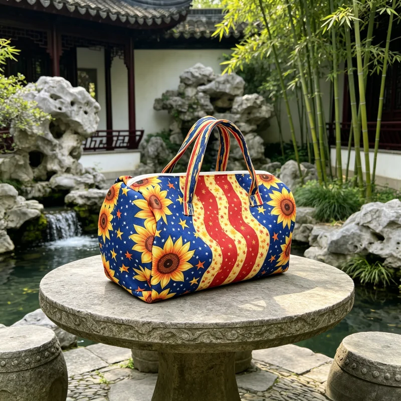 2Pcs Patriotic Sunflower Travel Tote Bag, American Flag Duffel with Cosmetic Bag, Large Capacity Overnight Weekender Bag
2Pcs Patriotic Sunflower Travel Tote Bag, American Flag Duffel with Cosmetic Bag, Large Capacity Overnight Weekender Bag