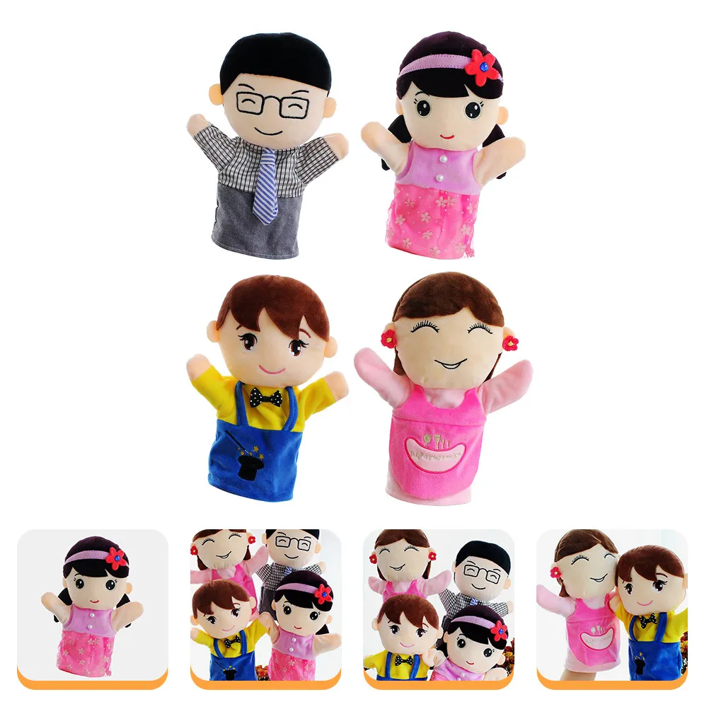 4Pcs Hand Puppet Set Safe Soft Fabric for Kids Role Play Storytelling Parent Child Interactive Learning Activity
4Pcs Hand Puppet Set Safe Soft Fabric for Kids Role Play Storytelling Parent Child Interactive Learning Activity