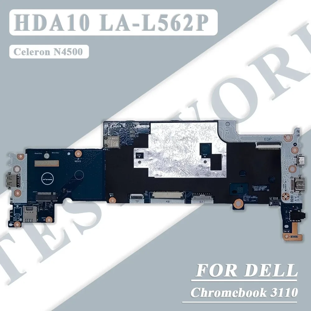 Материнская плата для ноутбука Dell Chromebook 3110 Celeron N4500, процессор 4G SSD 32 ГБ 0137C3 0314TC 0VGHC3, материнская плата для ноутбука HDA10 LA-L562P
Материнская плата для ноутбука Dell Chromebook 3110 Celeron N4500, процессор 4G SSD 32 ГБ 0137C3 0314TC 0VGHC3, материнская плата для ноутбука HDA10 LA-L562P