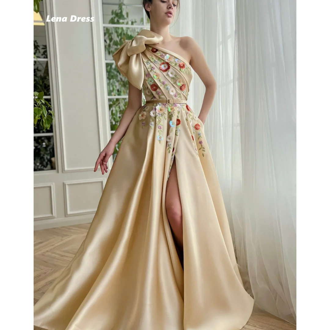 Lena Luxurious Women's Evening Dresses D/party One Shoulder Custom Made Flower Lace Elegant Party Dress Ball Gowns Prom Wedding
Lena Luxurious Women's Evening Dresses D/party One Shoulder Custom Made Flower Lace Elegant Party Dress Ball Gowns Prom Wedding
