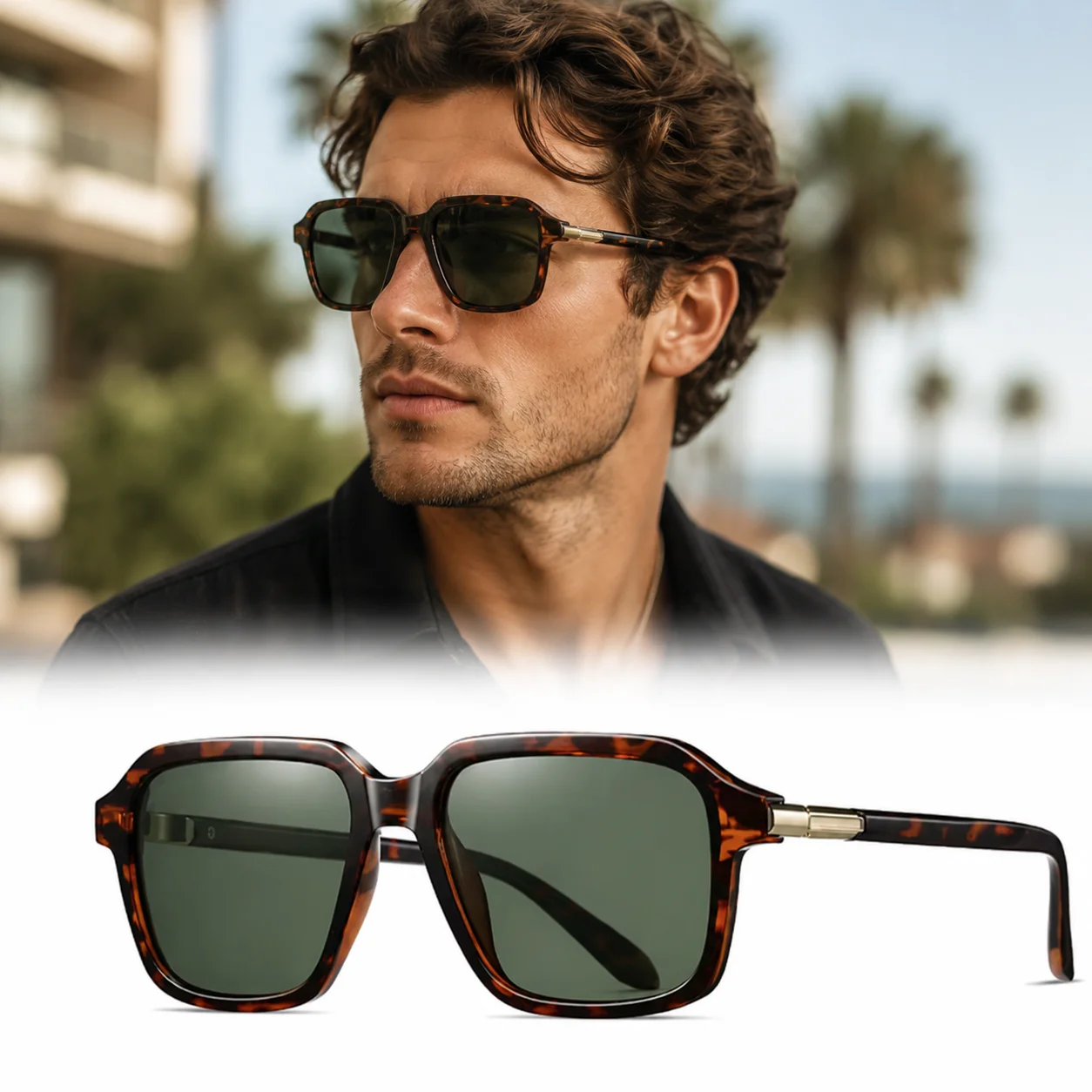 Unisex Square Sunglasses UV400 Polarized Fashion Minimalist Street Style Trendy Outdoor Driving Commuting Eyewear
Unisex Square Sunglasses UV400 Polarized Fashion Minimalist Street Style Trendy Outdoor Driving Commuting Eyewear
