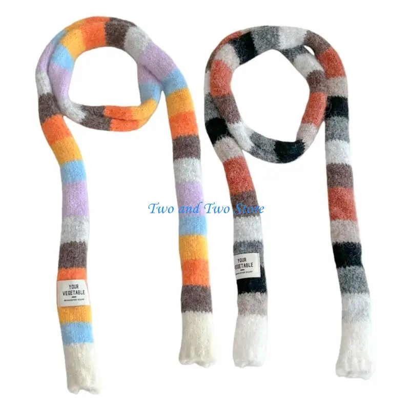 HX6F Women Skinny Scarf Knit Thin Knit Belt Long Tie Scarf Bag Handle Wrap Choker Elegant Scarf Decoration
HX6F Women Skinny Scarf Knit Thin Knit Belt Long Tie Scarf Bag Handle Wrap Choker Elegant Scarf Decoration