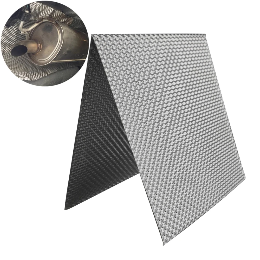 Изоляция выхлопной трубы Рельефная алюминиевая пластина Корпус двигателя Пластина рассеивания тепла Теплозащитный экран
Изоляция выхлопной трубы Рельефная алюминиевая пластина Корпус двигателя Пластина рассеивания тепла Теплозащитный экран