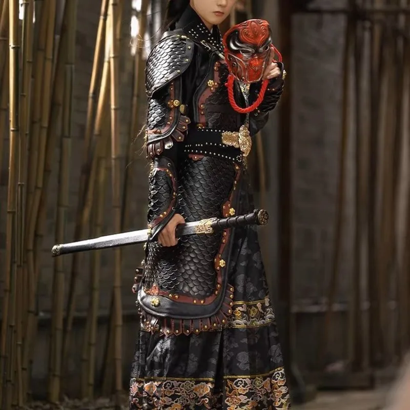 Jinyiwei Imperial Guard Feiyufu Ming Dynasty Hanfu Gold-embroidered Lining Dragging Fish Scale Armor Wrist Guard Arm Guard Armor
Jinyiwei Imperial Guard Feiyufu Ming Dynasty Hanfu Gold-embroidered Lining Dragging Fish Scale Armor Wrist Guard Arm Guard Armor
