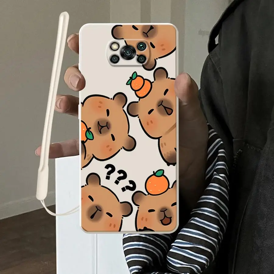 Cute Capybara Soft Funda Back Phone Cover Case for Xiaomi Poco C71 X3 NFC C85 F5 F3 X4 X3 Pro F4
Cute Capybara Soft Funda Back Phone Cover Case for Xiaomi Poco C71 X3 NFC C85 F5 F3 X4 X3 Pro F4