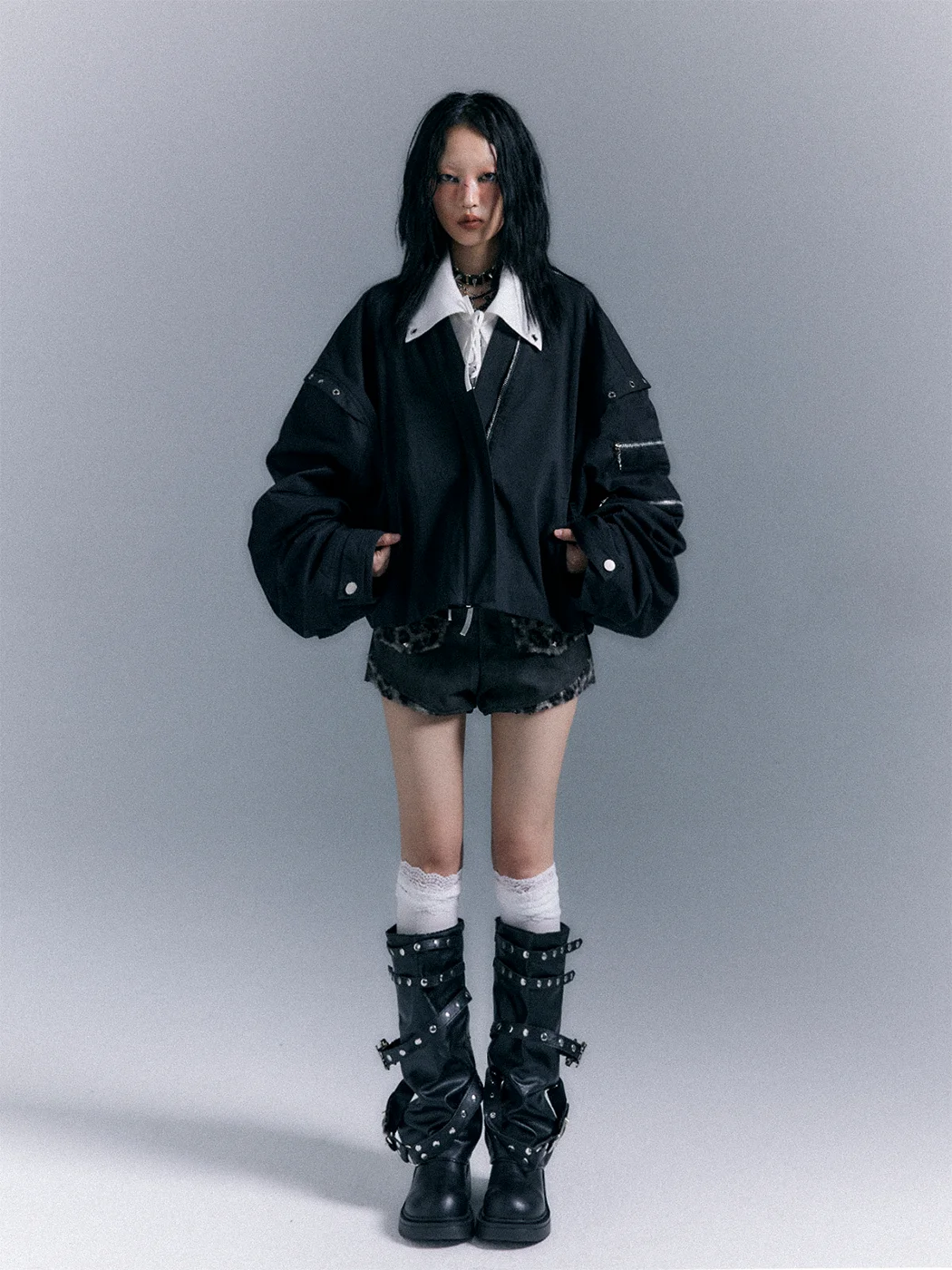 American Retro Pilot Jaet Women's Oversized Baseball Coat Spring Autumn Zipper ket Decorative Asymmetric Cotton Coat
American Retro Pilot Jaet Women's Oversized Baseball Coat Spring Autumn Zipper ket Decorative Asymmetric Cotton Coat