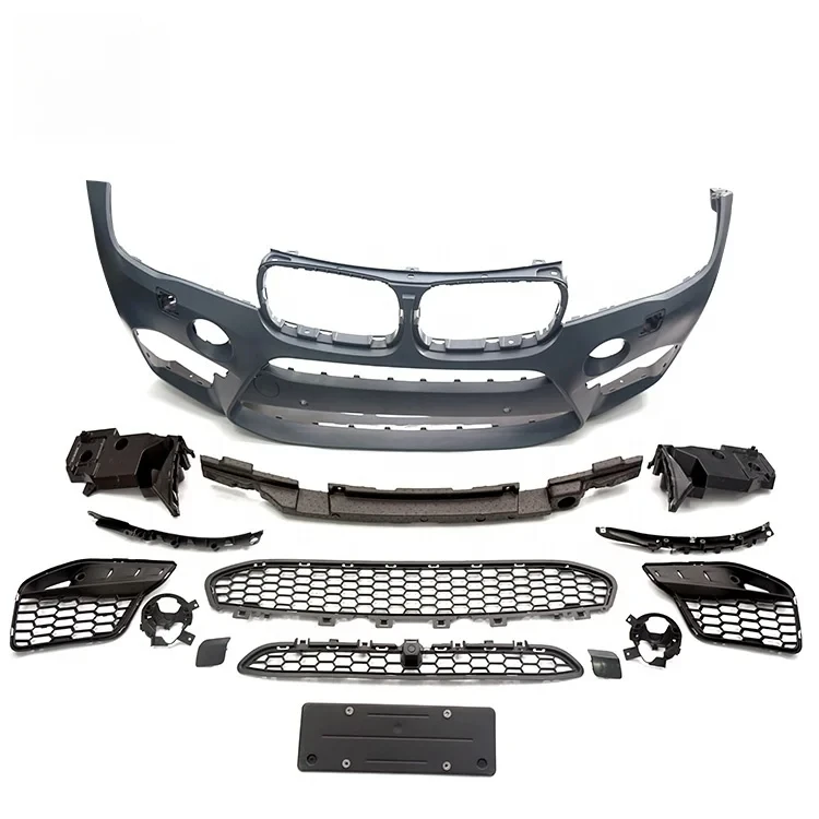 X6M Style Facelift Plastic Body Kit For bm X6 F16 Front Bumper Rear Bumper Side Skirts For bm F16 X6 M Body Kit 
X6M Style Facelift Plastic Body Kit For bm X6 F16 Front Bumper Rear Bumper Side Skirts For bm F16 X6 M Body Kit