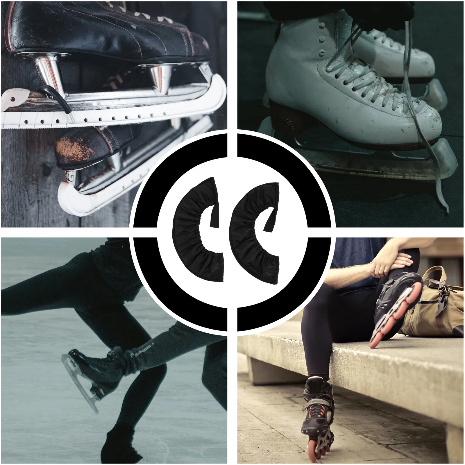 Portable Ice Skates Blade Guards 420D Oxford Cloth Versatile Protector Professional Blades Sleeve Water Absorbing Team Sport
Portable Ice Skates Blade Guards 420D Oxford Cloth Versatile Protector Professional Blades Sleeve Water Absorbing Team Sport