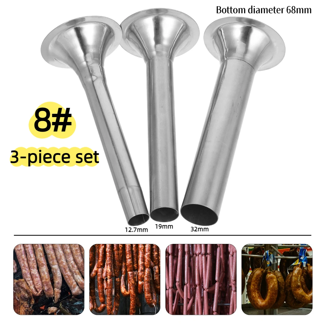 8 # Stainless steel enema tube three piece set, reusable sausage enema funnel and extended enema tube. Bottom 68mm
8 # Stainless steel enema tube three piece set, reusable sausage enema funnel and extended enema tube. Bottom 68mm