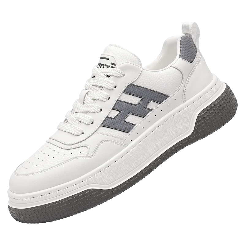 High-End Versatile Trendy Casual White Sneakers for Men with Soft Soles, Non-Slip Sports Shoes, Genuine Leather
High-End Versatile Trendy Casual White Sneakers for Men with Soft Soles, Non-Slip Sports Shoes, Genuine Leather