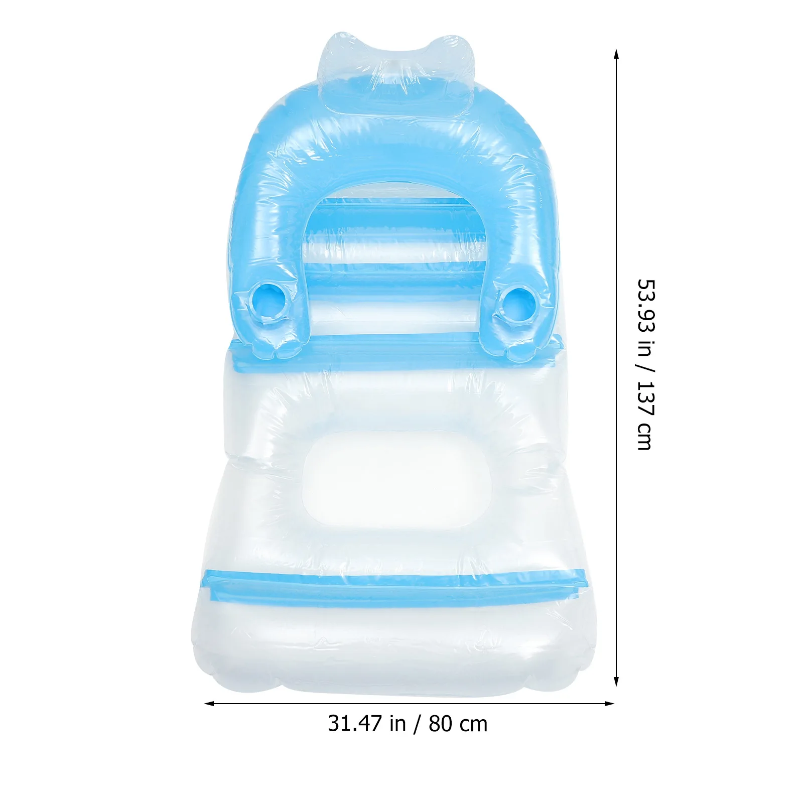 Inflatable Bed Lounge Chair Blue PVC Material Lightweight Portable Swimming Floating Bed Mat Pool Float Summer Use
Inflatable Bed Lounge Chair Blue PVC Material Lightweight Portable Swimming Floating Bed Mat Pool Float Summer Use
