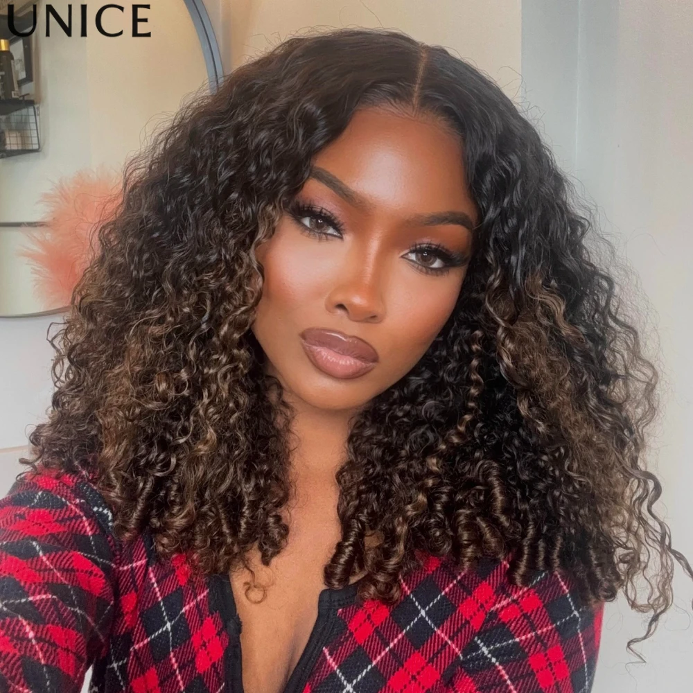 UNice 7x5 Bye Bye Slip™ Glueless Lace Ombre Brown Burmese Curly Wig With Finger Coil Ends 100% Human Hair Wig Ready To Wear Go
UNice 7x5 Bye Bye Slip™ Glueless Lace Ombre Brown Burmese Curly Wig With Finger Coil Ends 100% Human Hair Wig Ready To Wear Go