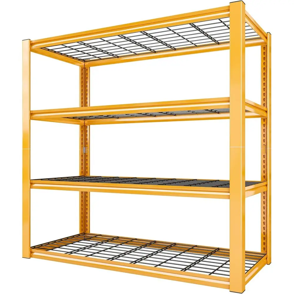 40 Wide 4-Tier Heavy-Duty Metal Storage Shelves, 2240 lbs Capacity for Garage, Warehouse, Kitchen, and Pantry
40 Wide 4-Tier Heavy-Duty Metal Storage Shelves, 2240 lbs Capacity for Garage, Warehouse, Kitchen, and Pantry