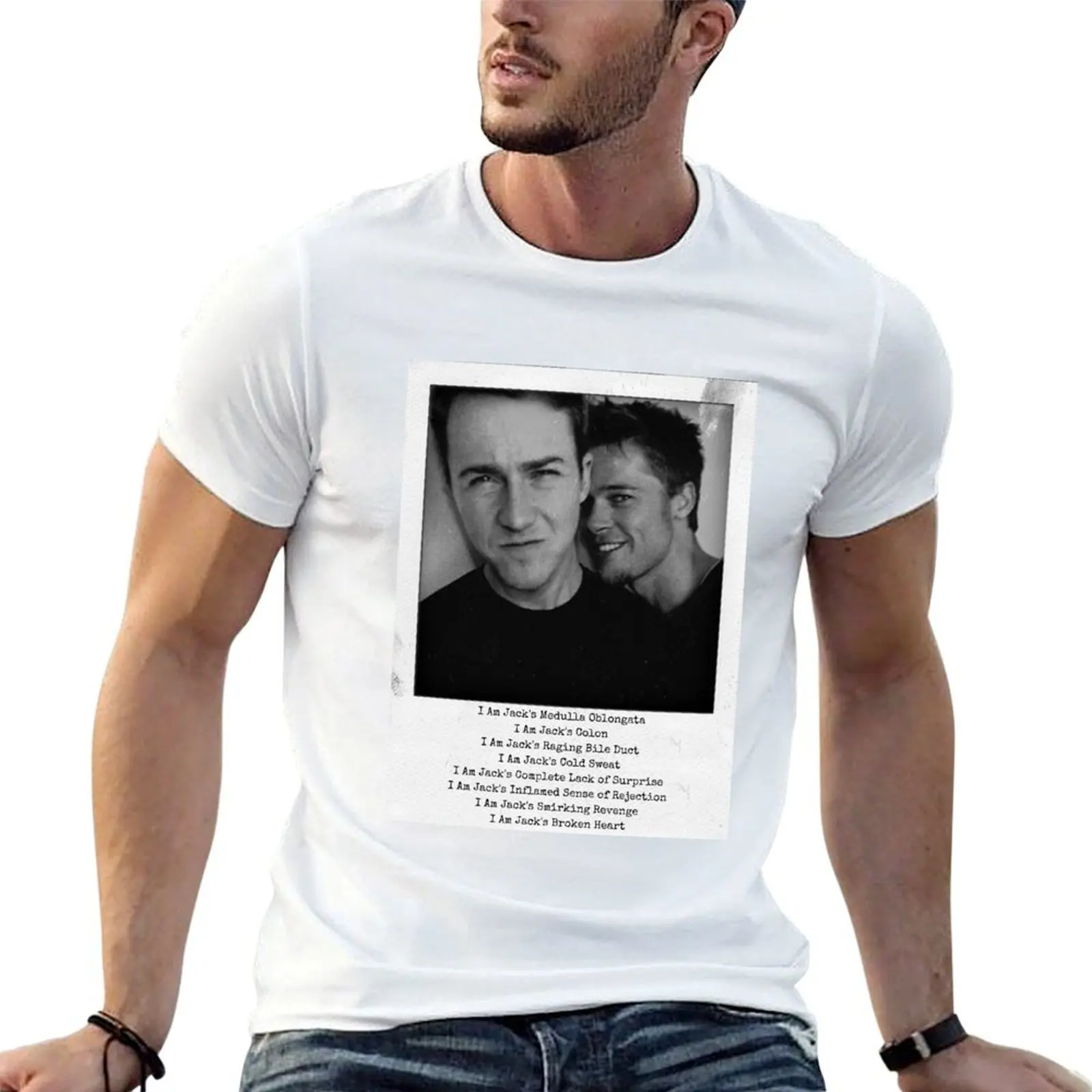 Fight Club - Narrator and Tyler T-Shirt t shirt man cotton t shirts for man cotton T-Shirt
Fight Club - Narrator and Tyler T-Shirt t shirt man cotton t shirts for man cotton T-Shirt
