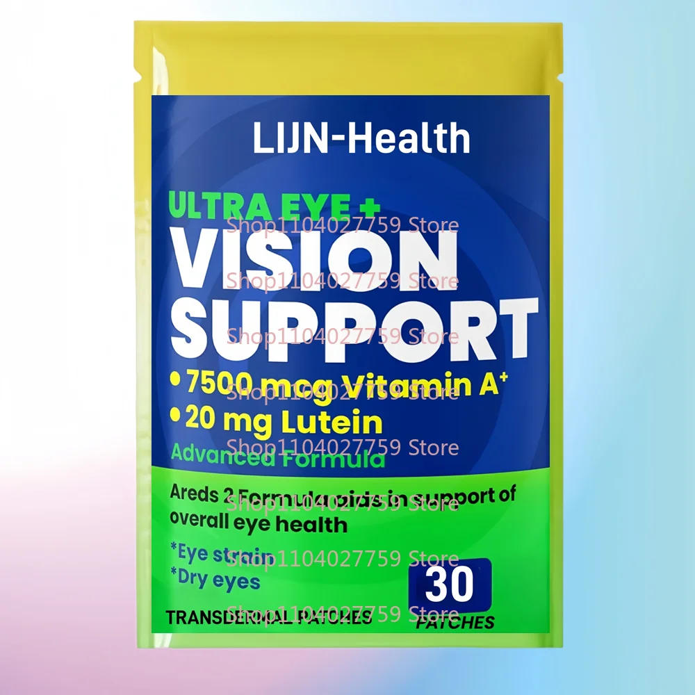 30 пластырей Vision Support Витамины для глаз Прозрачные пластыри для здоровья макулярных изделий с лютеином, цинком, витамином А и черникой
30 пластырей Vision Support Витамины для глаз Прозрачные пластыри для здоровья макулярных изделий с лютеином, цинком, витамином А и черникой