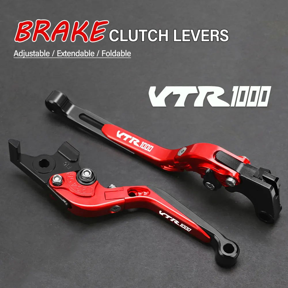 FOR Honda VTR1000 VTR 1000 1997-2003 2004 Motorcycle Hand Brake Clutch Adjustable Levers Handle Folding Extendable Lever grip
FOR Honda VTR1000 VTR 1000 1997-2003 2004 Motorcycle Hand Brake Clutch Adjustable Levers Handle Folding Extendable Lever grip