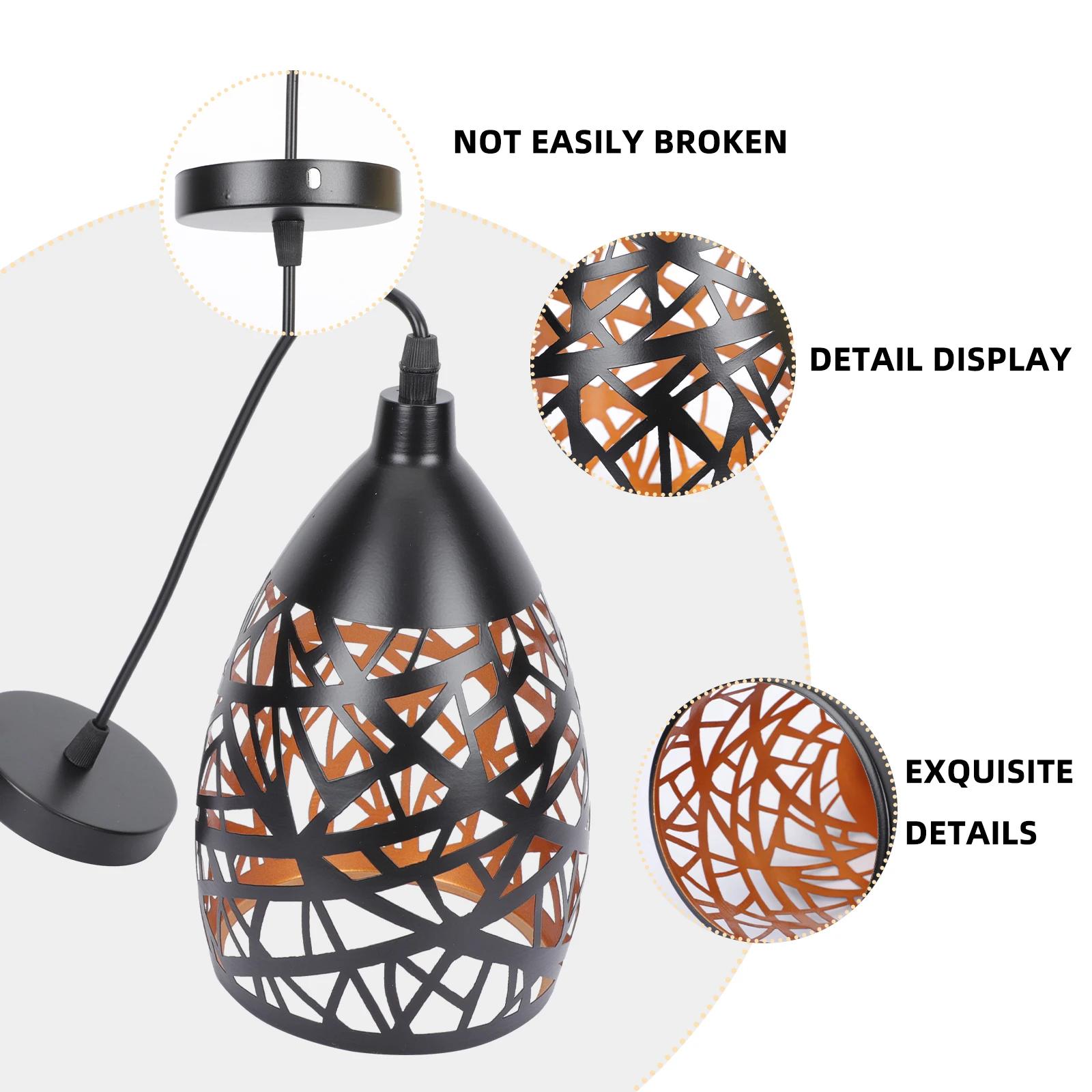 Retro Industrial Black Gold Bird's Nest Hanging Light Dining Room Coffee Shop Home Iron Lamp Hanging Light
Retro Industrial Black Gold Bird's Nest Hanging Light Dining Room Coffee Shop Home Iron Lamp Hanging Light