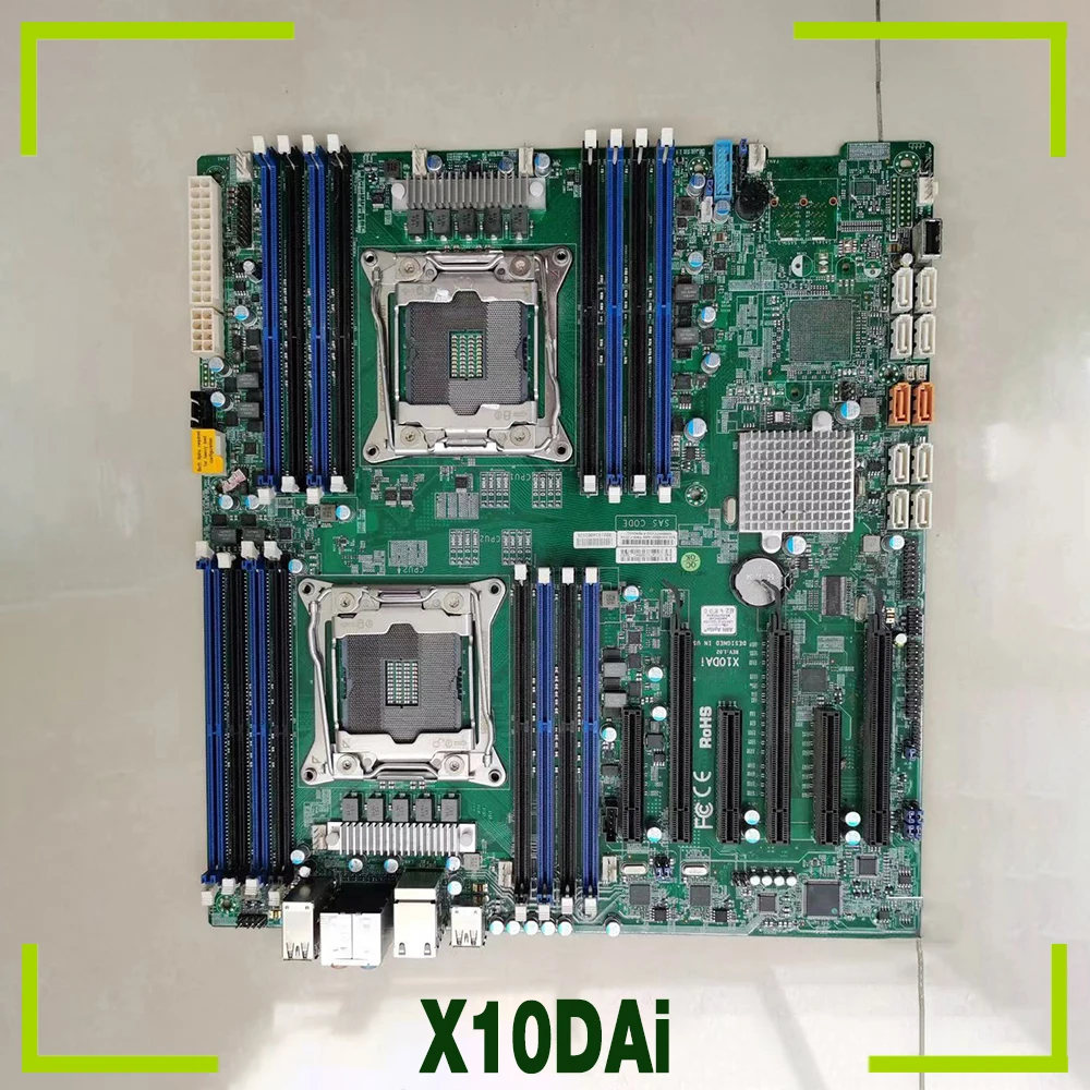 X10DAI для материнской платы рабочей станции Supermicro, двухканальный чип C612, поддерживает DDR4 2600V3
X10DAI для материнской платы рабочей станции Supermicro, двухканальный чип C612, поддерживает DDR4 2600V3