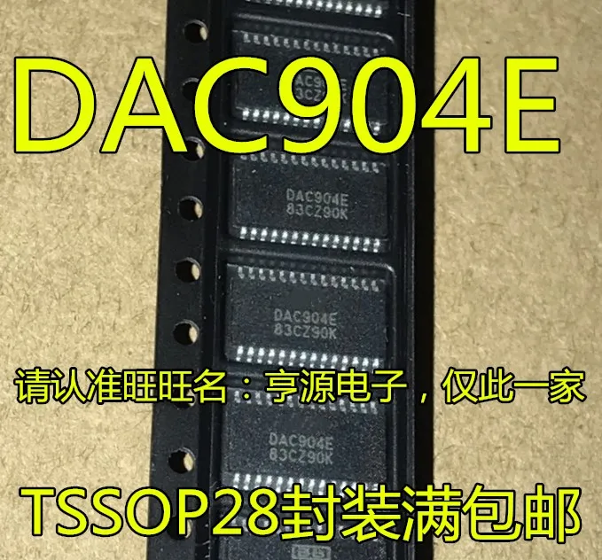 10pcs original new DAC904E 14 Bit High Speed DA Digital to Analog Converter DAC904 TSSOP28
10pcs original new DAC904E 14 Bit High Speed DA Digital to Analog Converter DAC904 TSSOP28