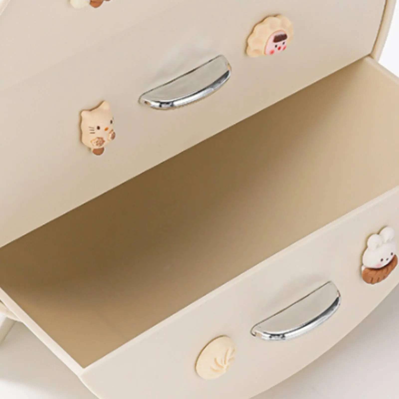 Hare Storage Box Cute Handle Design Hare Ear Desk Cabinet Multi-Compartment Storage Box Rounded Corners for Girls, Dorm Room
Hare Storage Box Cute Handle Design Hare Ear Desk Cabinet Multi-Compartment Storage Box Rounded Corners for Girls, Dorm Room