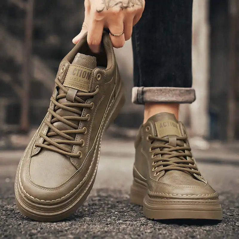 Thick-heeled Size Tenis Gym Nursing Golf Shoes Men Luxury Man Luxury Sneakers Sport Unique Sports-et-leisure Stylish
Thick-heeled Size Tenis Gym Nursing Golf Shoes Men Luxury Man Luxury Sneakers Sport Unique Sports-et-leisure Stylish