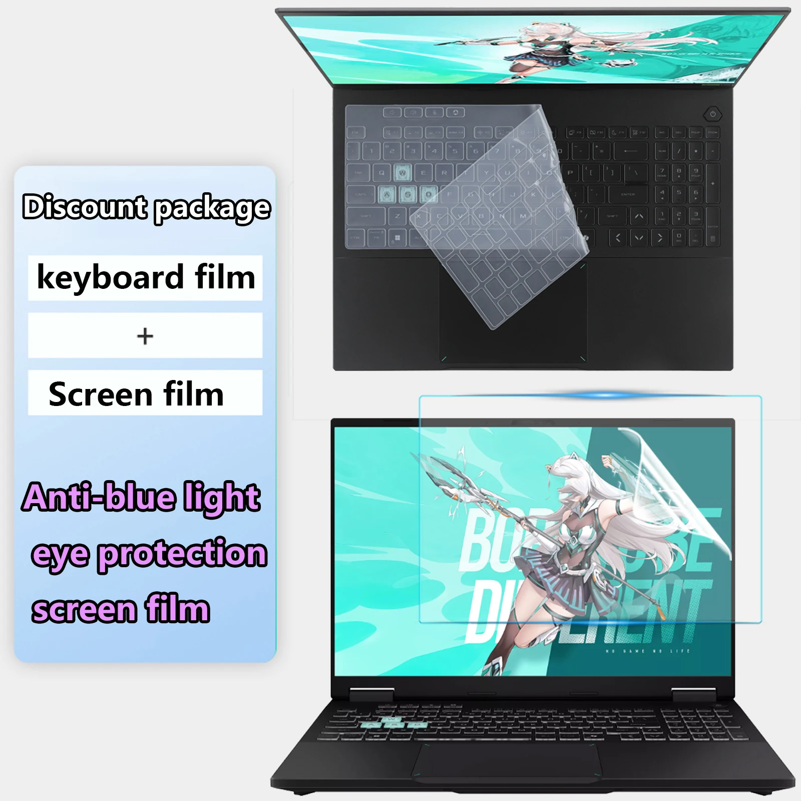 For 16inch ASUS TUF Gaming A16 F16 2026 FA608FM FX608LMG LPG Laptop Keyboard Cover Matte Anti Glare Screen Protector Film
For 16inch ASUS TUF Gaming A16 F16 2026 FA608FM FX608LMG LPG Laptop Keyboard Cover Matte Anti Glare Screen Protector Film