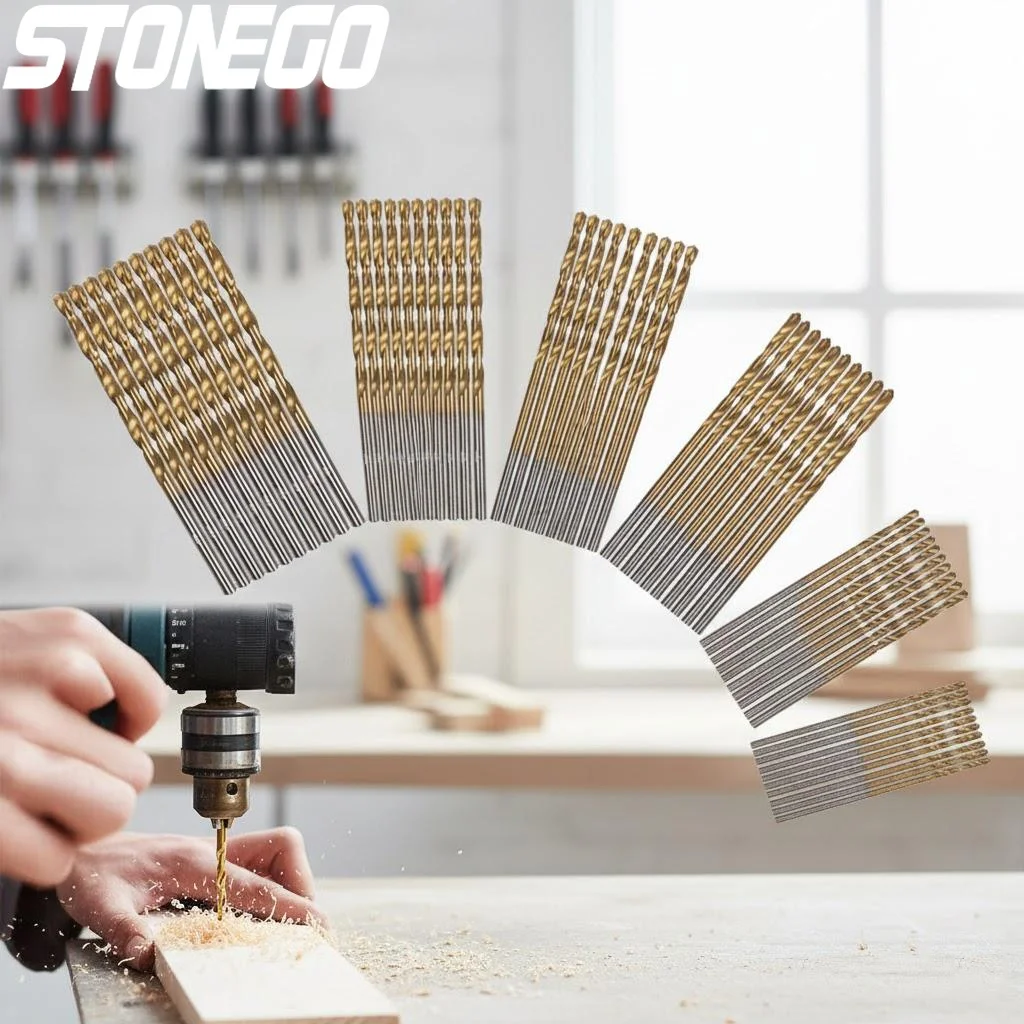 10 25 50Pcs Titanium Plated Twist Drill High Speed Steel Straight Handle 1 3mm Combined Woodworking Opening Bits
10 25 50Pcs Titanium Plated Twist Drill High Speed Steel Straight Handle 1 3mm Combined Woodworking Opening Bits