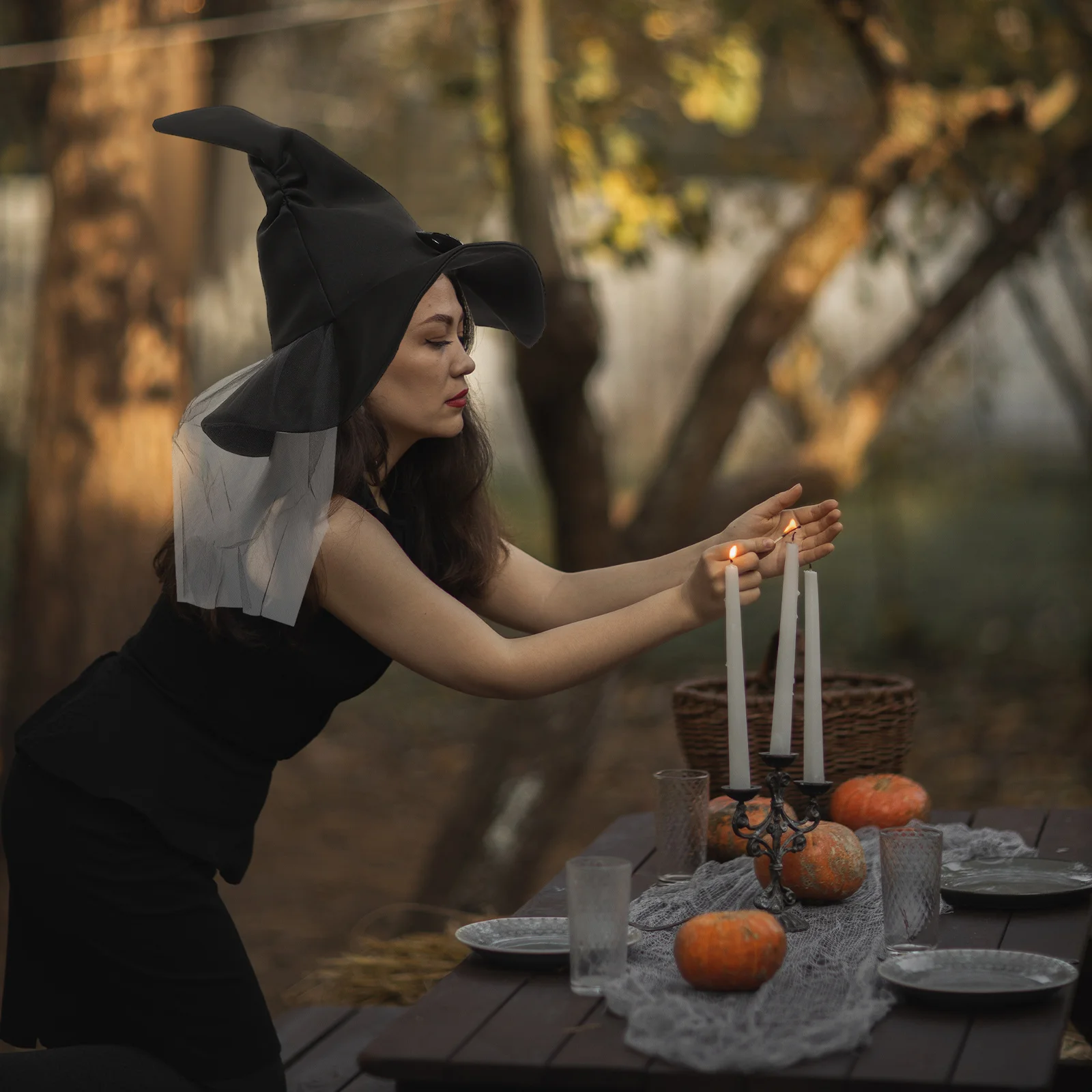 Halloween Witch Hat Supple Material Elegant Design Party Cosplay Decor Easy Clean Halloween Hat Cosplay Costume
Halloween Witch Hat Supple Material Elegant Design Party Cosplay Decor Easy Clean Halloween Hat Cosplay Costume