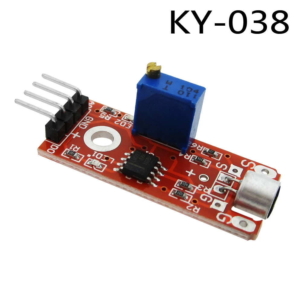 1 шт. KY-038 4-контактный мини-модуль датчика обнаружения звука микрофон-передатчик
1 шт. KY-038 4-контактный мини-модуль датчика обнаружения звука микрофон-передатчик