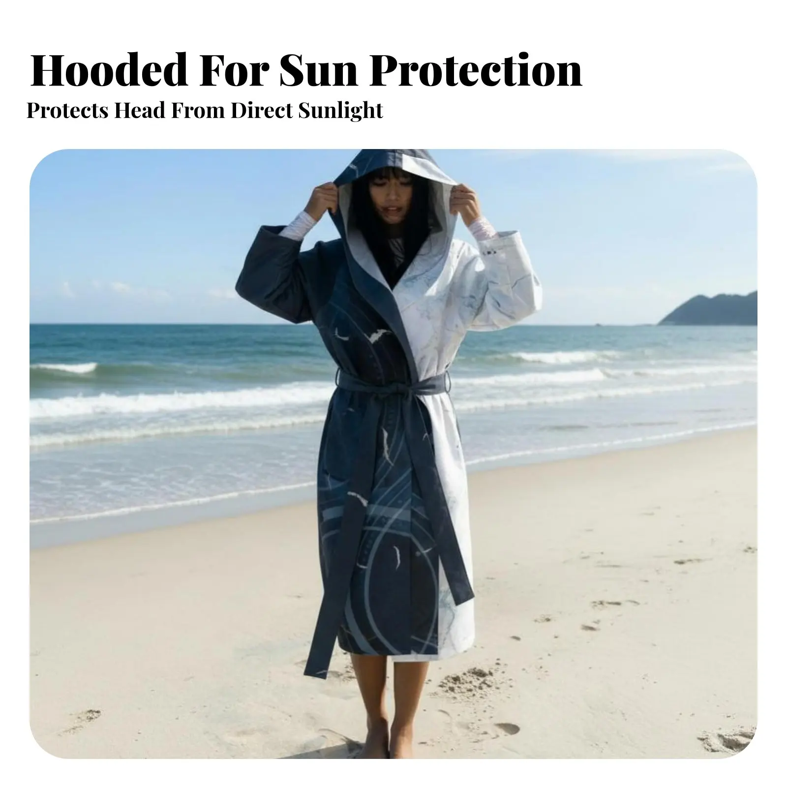Hooded Quick Dry Towel Robe, Sun Protection Unisex Changing Poncho, Lightweight Microfiber, Beach, Swimming, Outdoor
Hooded Quick Dry Towel Robe, Sun Protection Unisex Changing Poncho, Lightweight Microfiber, Beach, Swimming, Outdoor