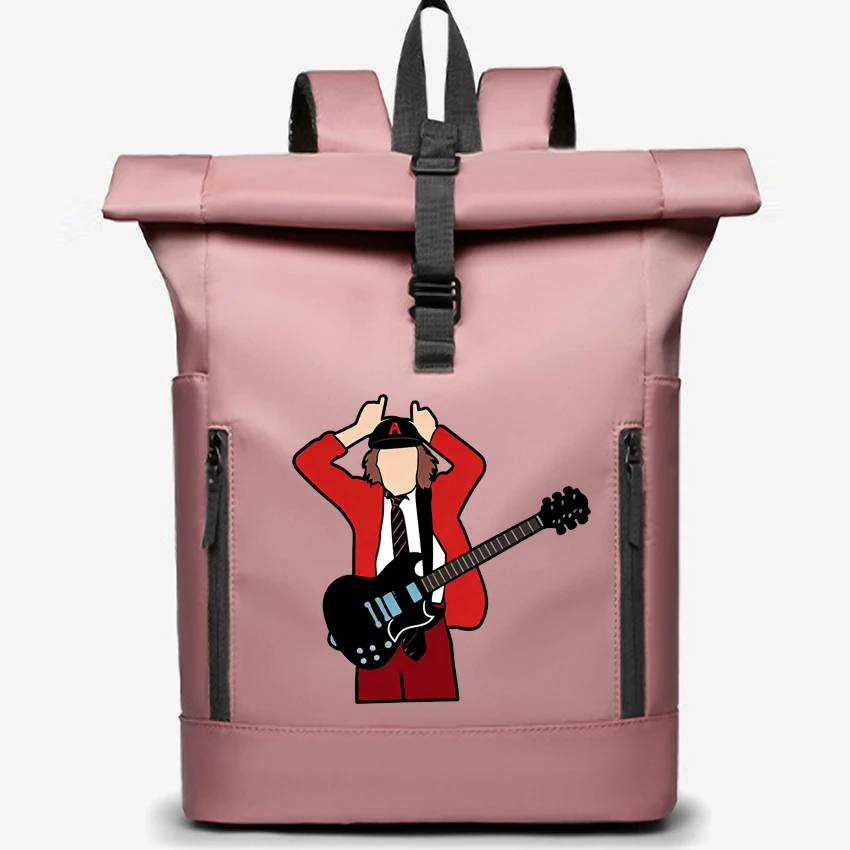 Men's women's Couple Backpack Rock Band Guitarist Print Waterproof Roll Top Backpack Women Travel Large Capacity Laptop Bag
Men's women's Couple Backpack Rock Band Guitarist Print Waterproof Roll Top Backpack Women Travel Large Capacity Laptop Bag