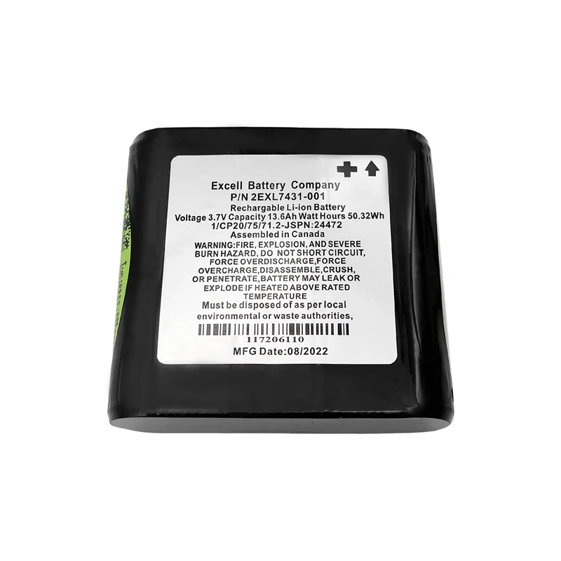 Lithium Battery 2EXL7431-001 for FC300 FC500 Data Collector, 3.7V 13600mAh Rechargeable Battery 2EXL7431-001
Lithium Battery 2EXL7431-001 for FC300 FC500 Data Collector, 3.7V 13600mAh Rechargeable Battery 2EXL7431-001