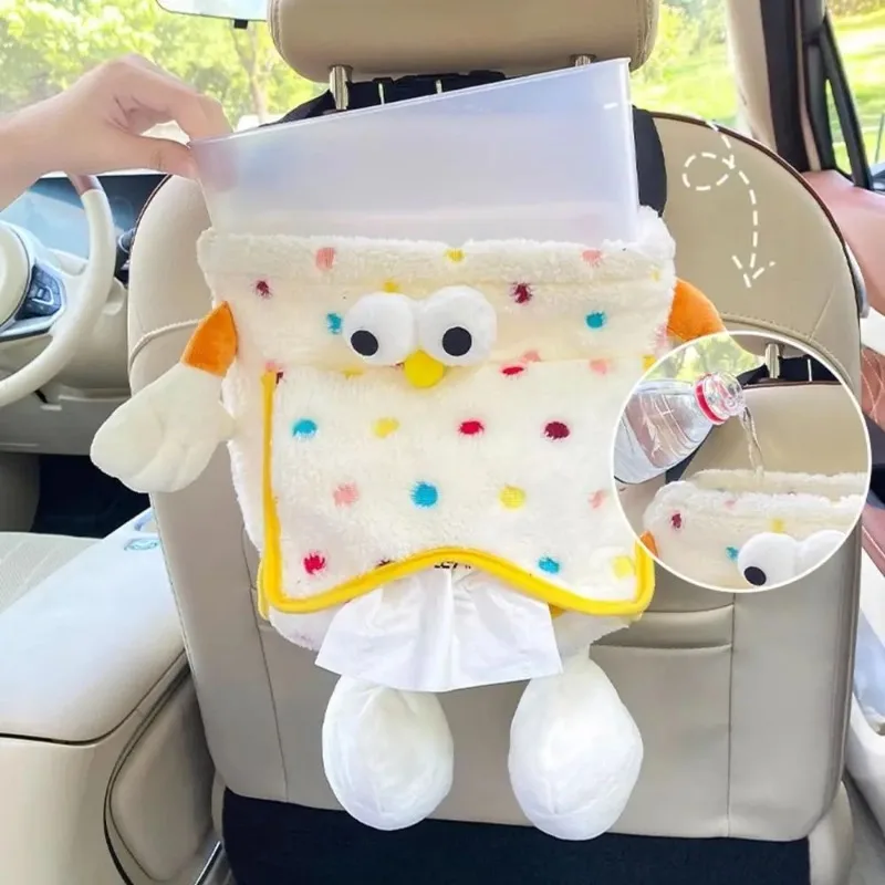2-in-1 Car Mounted Tissue Box Plush Hanging Auto Seat Back Storage Bag Creative with Plastic Bucket Vehicle Trash Bin
2-in-1 Car Mounted Tissue Box Plush Hanging Auto Seat Back Storage Bag Creative with Plastic Bucket Vehicle Trash Bin