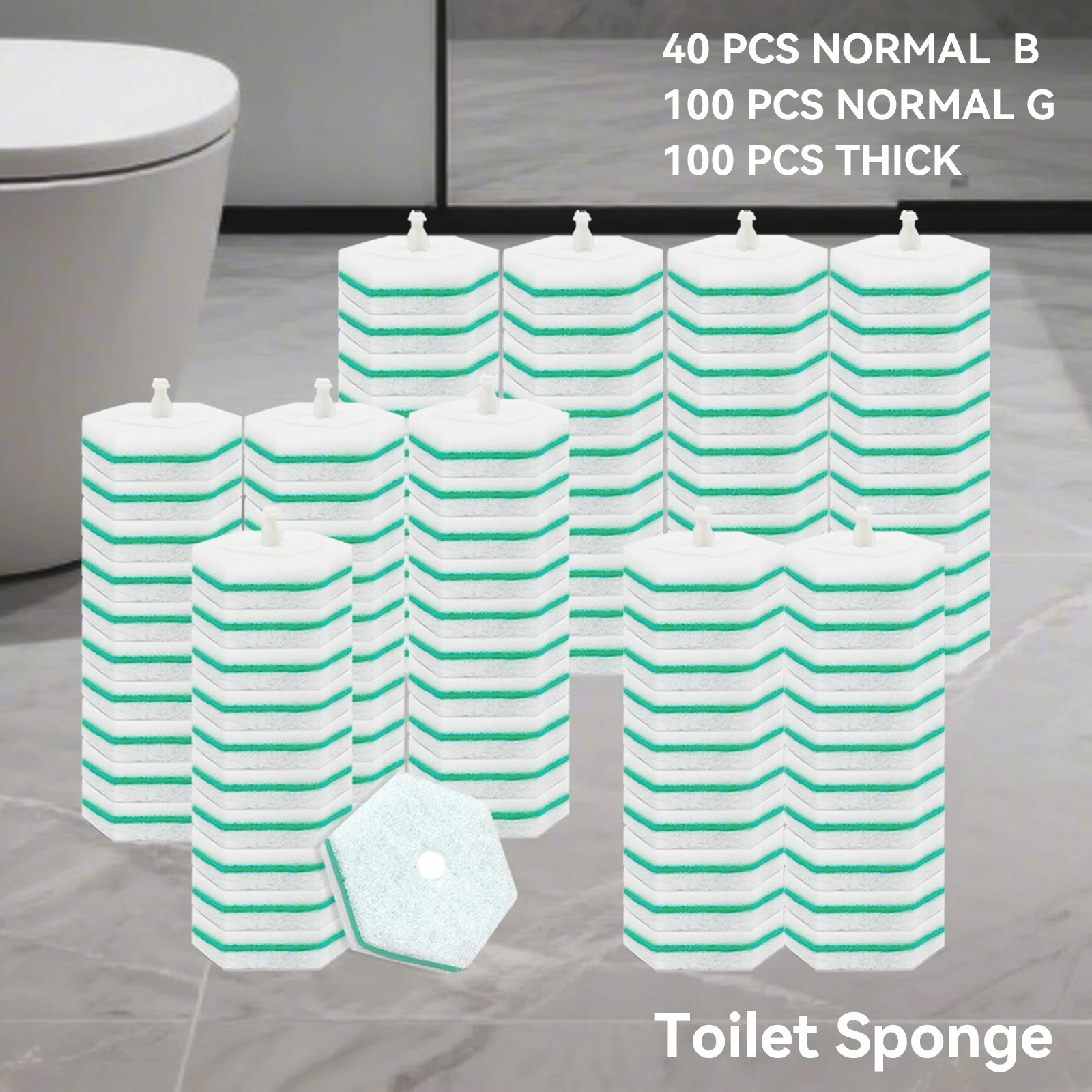 Toilet Cleaning Sponge Designed to Be Close to The Structure Of The Toilet The Cleaning Reaches Every Position
Toilet Cleaning Sponge Designed to Be Close to The Structure Of The Toilet The Cleaning Reaches Every Position