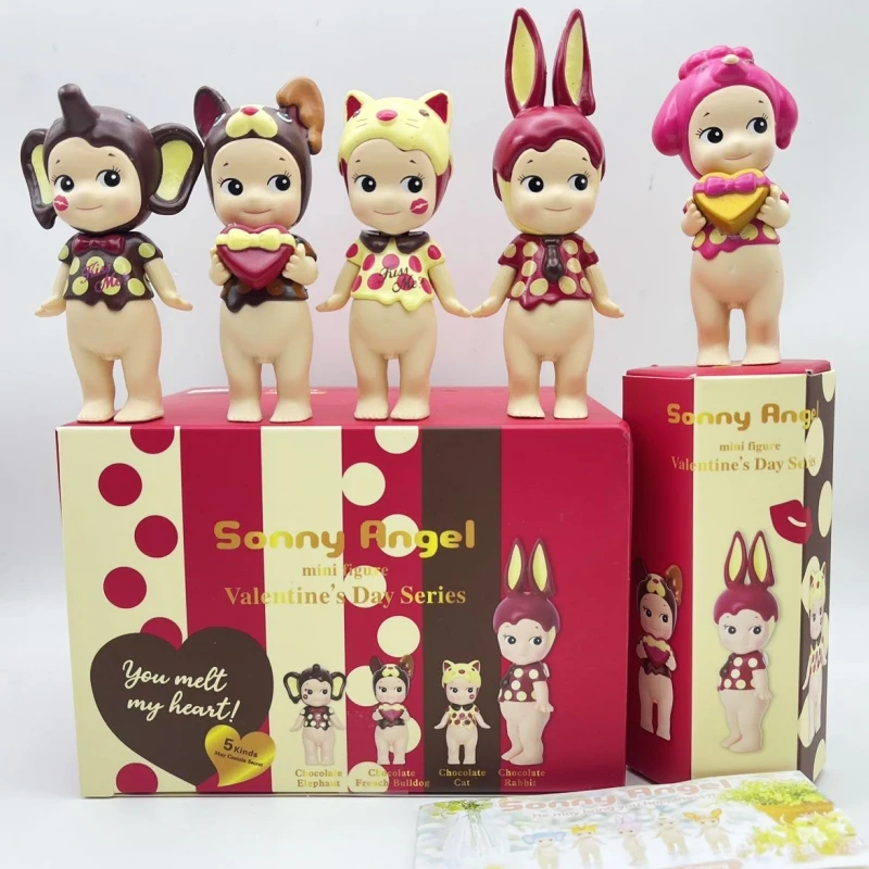 Sonny Angel Mini Figures Valentine's Day Series 5pcs Blind Box Chocolate Rabbit Ornaments Doll Fans Surprise Birthday Gifts
Sonny Angel Mini Figures Valentine's Day Series 5pcs Blind Box Chocolate Rabbit Ornaments Doll Fans Surprise Birthday Gifts 