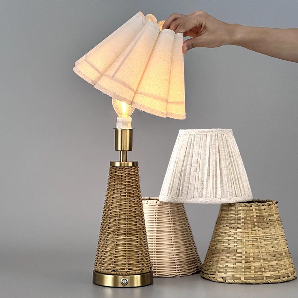2026 hot sell -Replacement Lamp Shade Wholesale Table Lamps Restaurant Hotel Living Room 5200mAh Cordless Rattan Table Lamp
2026 hot sell -Replacement Lamp Shade Wholesale Table Lamps Restaurant Hotel Living Room 5200mAh Cordless Rattan Table Lamp