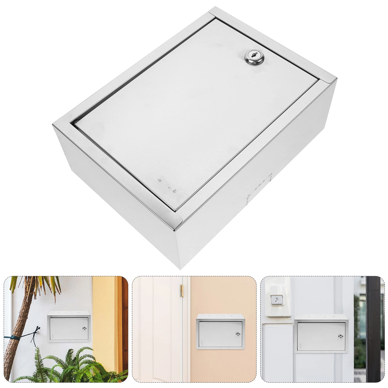 Locking Wall Mount Milk Wall Mounted Mailbox Outdoor Package Delivery Box For Home Use Retro Letter Box Storage
Locking Wall Mount Milk Wall Mounted Mailbox Outdoor Package Delivery Box For Home Use Retro Letter Box Storage