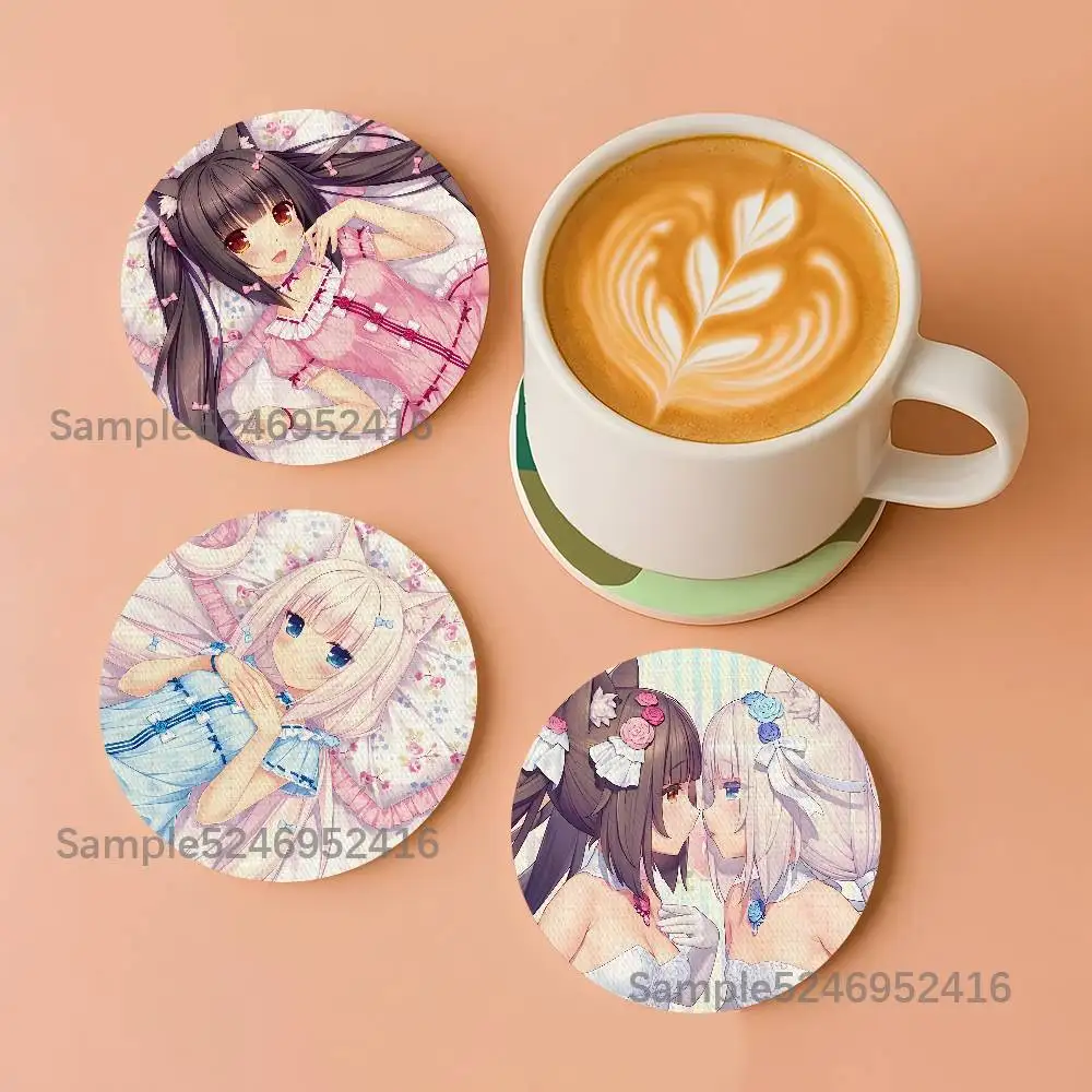 N-Nekopara Chocola Vanilla Round Wooden Coasters For Design Suitable for Drinks Tea,Coffee Home Perfect Gift Holidays
N-Nekopara Chocola Vanilla Round Wooden Coasters For Design Suitable for Drinks Tea,Coffee Home Perfect Gift Holidays