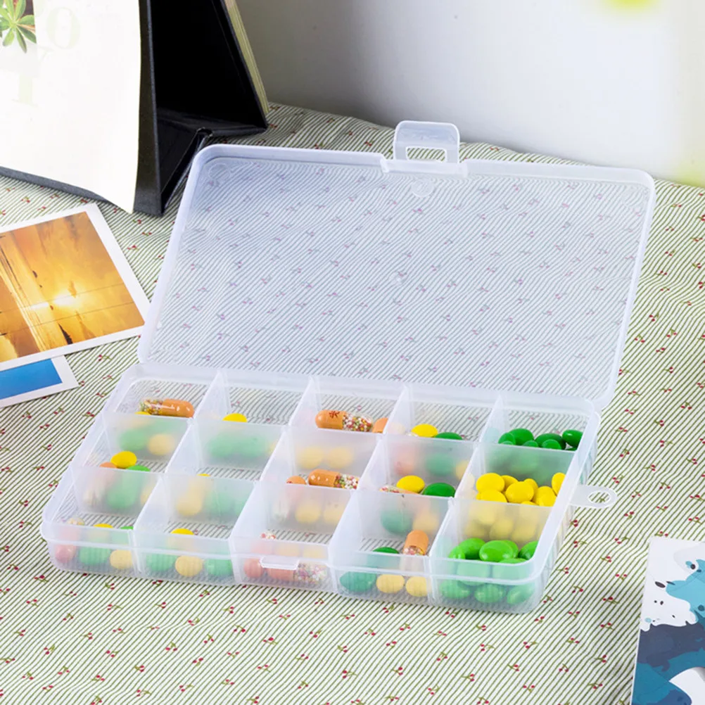 2Pcs 15-Grid Portable Pill Organizer Moisture Proof Waterproof Travel Medicine Box for Seniors Elderly Patients Home Office
2Pcs 15-Grid Portable Pill Organizer Moisture Proof Waterproof Travel Medicine Box for Seniors Elderly Patients Home Office