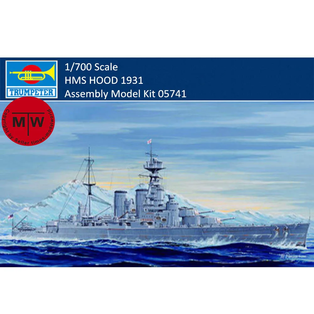 Trumpeter 05741 1/700 Scale HMS HOOD 1931 Military Plastic Assembly Model Kits
Trumpeter 05741 1/700 Scale HMS HOOD 1931 Military Plastic Assembly Model Kits