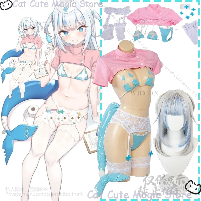 Gawr Gura Cosplay Vtuber Youtuber Clothes Pink Top PU Leather Jumpsuit Sexy Lingerie Nurse Furry Tail Carnival Outfit Halloween
Gawr Gura Cosplay Vtuber Youtuber Clothes Pink Top PU Leather Jumpsuit Sexy Lingerie Nurse Furry Tail Carnival Outfit Halloween