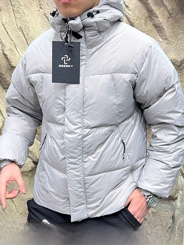 High-Insulation 215g 90-Down Hooded Men's down Jacket Outdoor Windproof Waterproof Winter Warm Thickened Nylon Fiber Zipper C...
High-Insulation 215g 90-Down Hooded Men's down Jacket Outdoor Windproof Waterproof Winter Warm Thickened Nylon Fiber Zipper C...