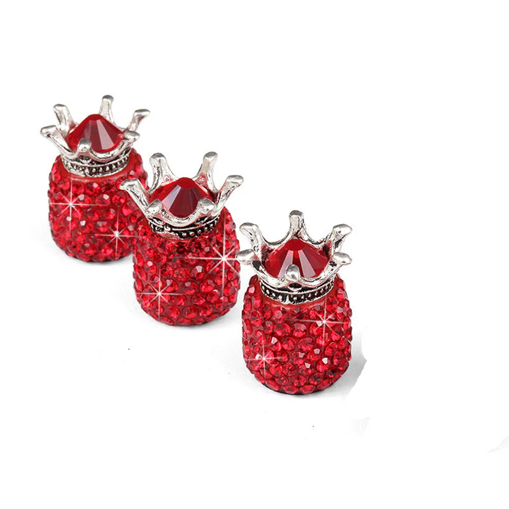 4 Pcs Crown Shape Car Tires Cover Valve Cap Bonnet Air Caps Stem Covers for Cars Red Automobile
4 Pcs Crown Shape Car Tires Cover Valve Cap Bonnet Air Caps Stem Covers for Cars Red Automobile
