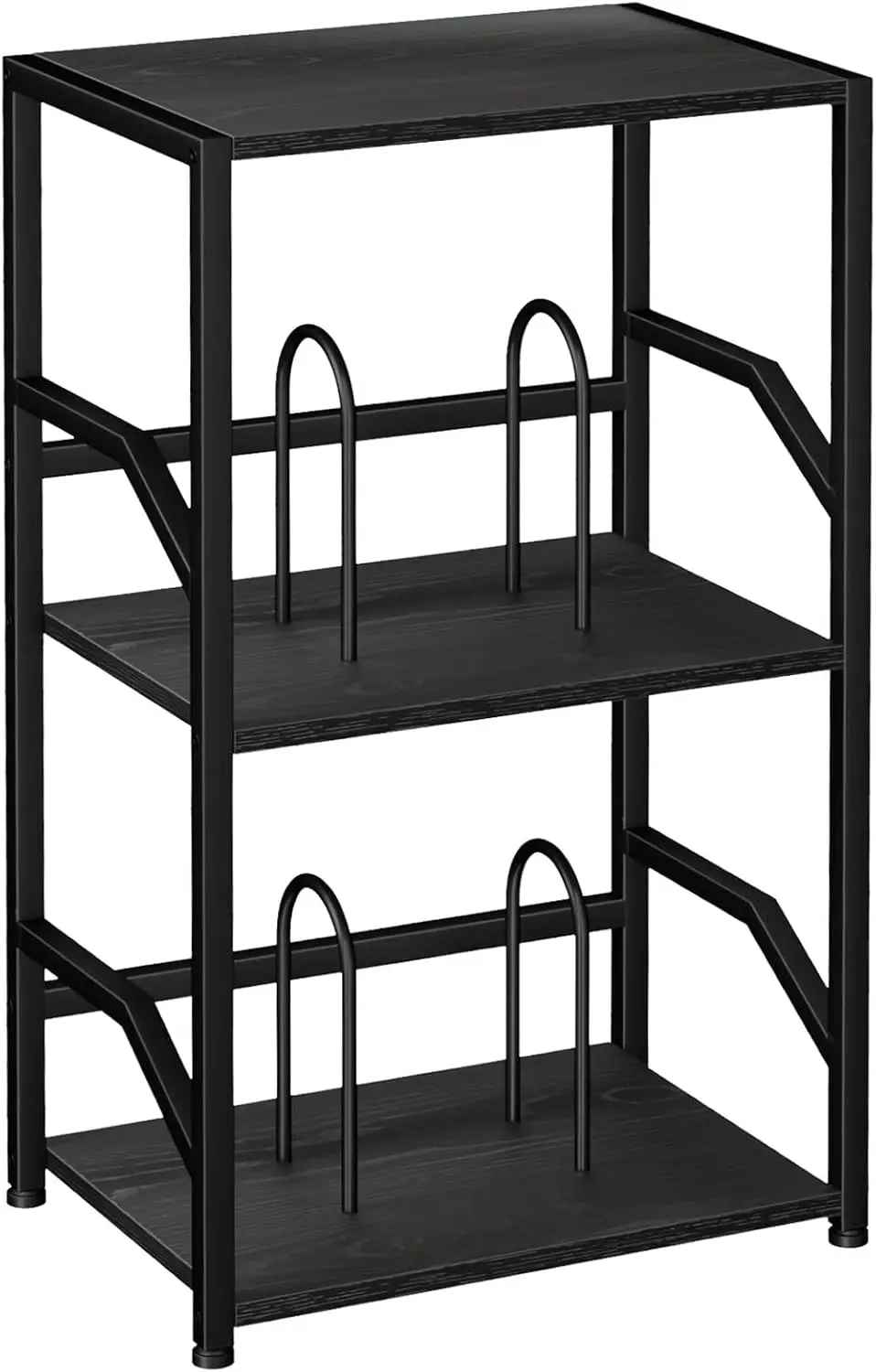 Vinyl Record Storage Stand, Holds 200 Albums, 3-Tier Side Table with Removable Dividers, Black
Vinyl Record Storage Stand, Holds 200 Albums, 3-Tier Side Table with Removable Dividers, Black