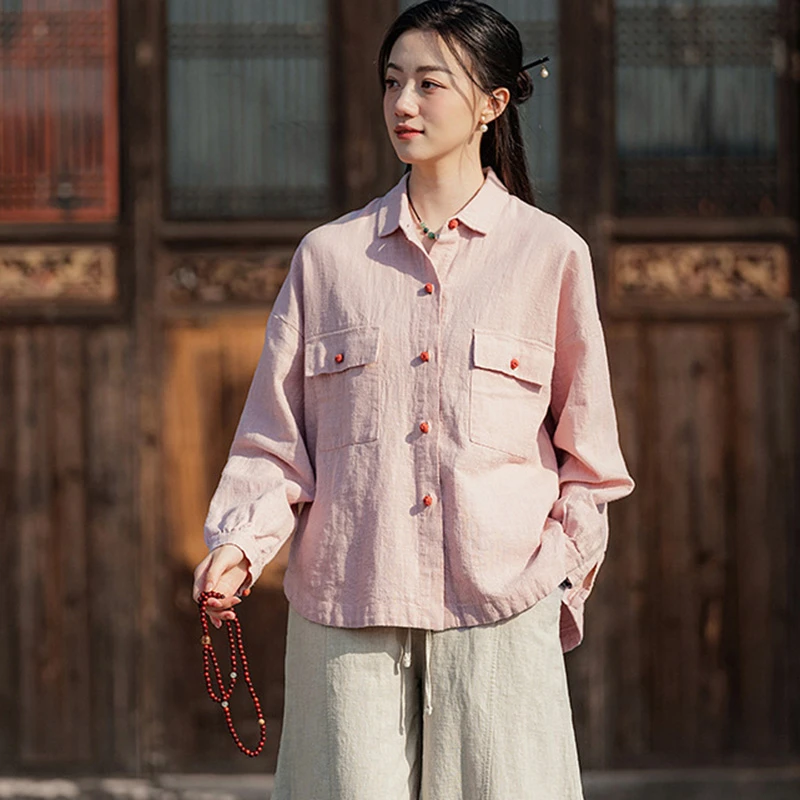 Comfortable Cotton Linen Thin Coats Women 2025 Spring/Summer Solid Color Long Sleeved Loose Casual Women Cardigan Jacket T369
Comfortable Cotton Linen Thin Coats Women 2025 Spring/Summer Solid Color Long Sleeved Loose Casual Women Cardigan Jacket T369